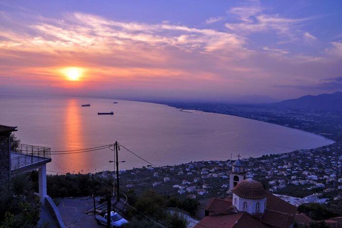 verga sunset iliovasilema holidays villas